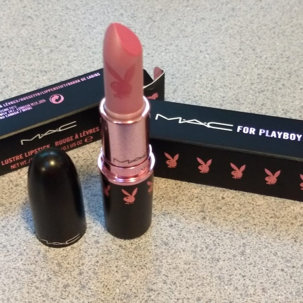 MAC for Playboy Bunny Pink Lustre Lipstick - NIB